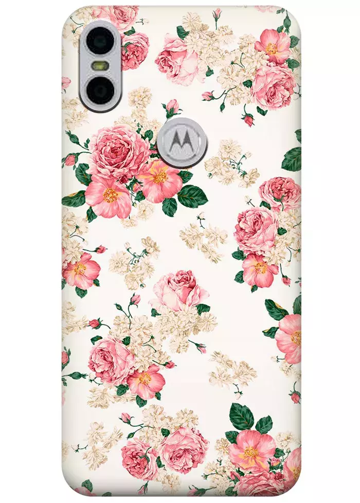 Чехол для Motorola One - Букеты цветов