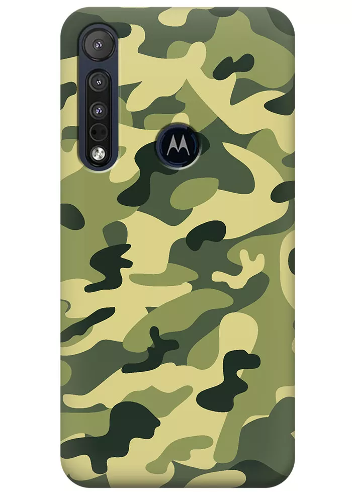 Чехол для Motorola One Macro - Камуфляж