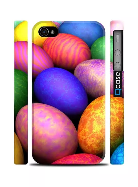Чехол для iPhone 4, 4s с пасхальными яйцами, крашенками - Easter | Qcase