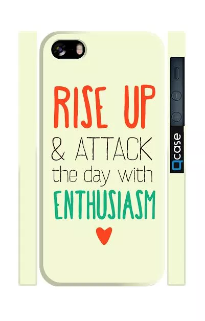 Чехол для iPhone 5, 5s для ентузиастов - Rise Up | Qcase