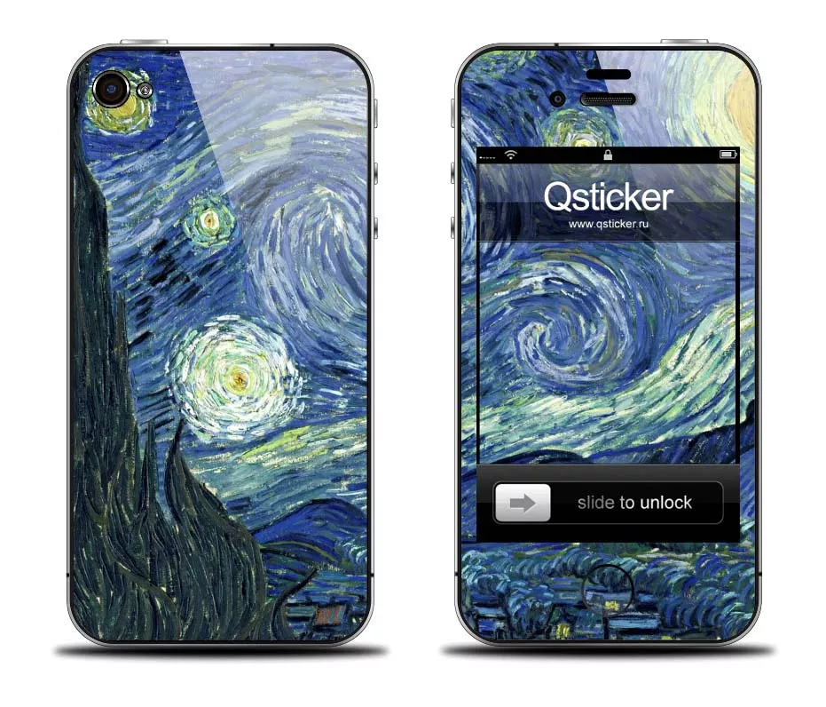 Винилка для iPhone 4/4S, дизайн Van Gogh