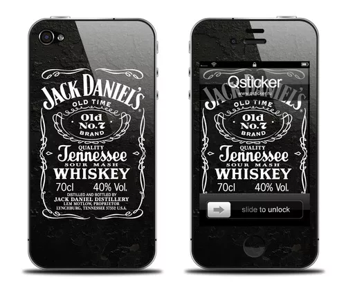 iPhone 4 виниловая наклейка - Jack Daniels