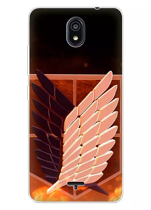Nokia C100 чехол - Атака на титанов Attack on Titan логотип в виде крыльев