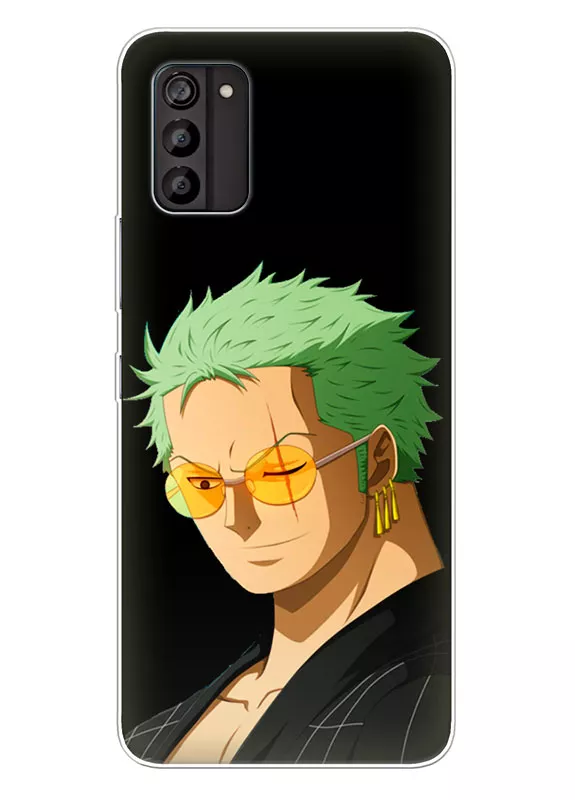 Nokia C210 чехол - Ван-Пис One Piece Ророноа Зоро подмигивает крупным планом