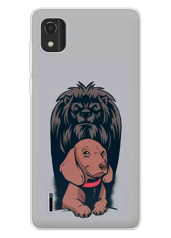 Nokia C2 2nd Edition силиконовый чехол с картинкой - Я лев