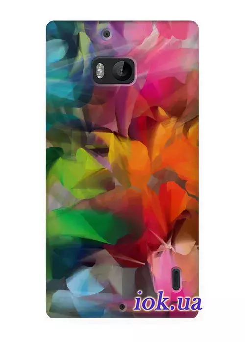 Чехол для Nokia Lumia 930 - Цветочная абстракция 