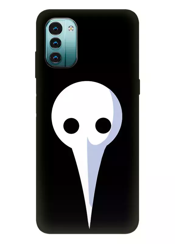 Чехол для Nokia G11 - Евангелион Evangelion маска смерти крупным планом 