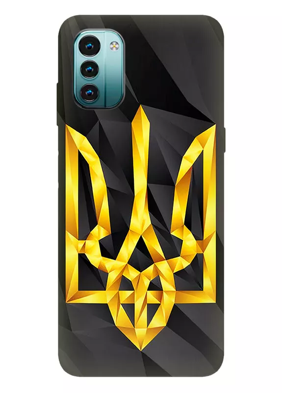 Чехол на Nokia G11 с геометрическим гербом Украины