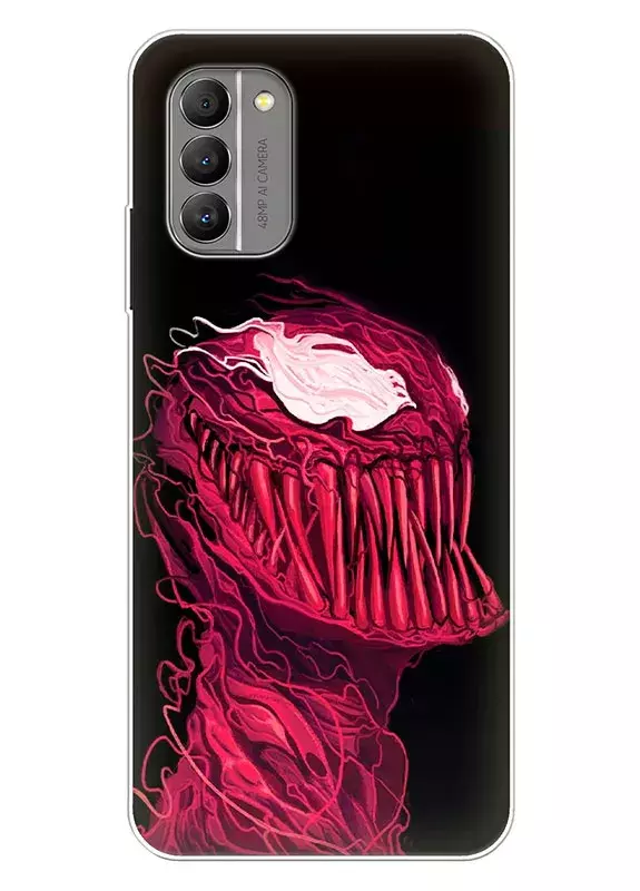 Чехол для Nokia G400 - Карнаж, Carnage огромные зубы в улыбке крупным планом