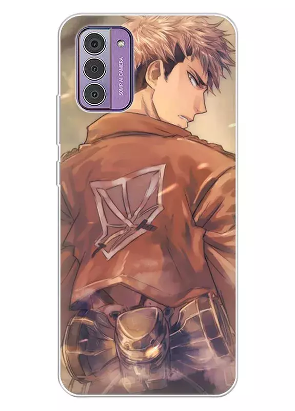 Nokia G42 чехол - Атака на титанов Attack on Titan Жан Кирштайн крупным планом