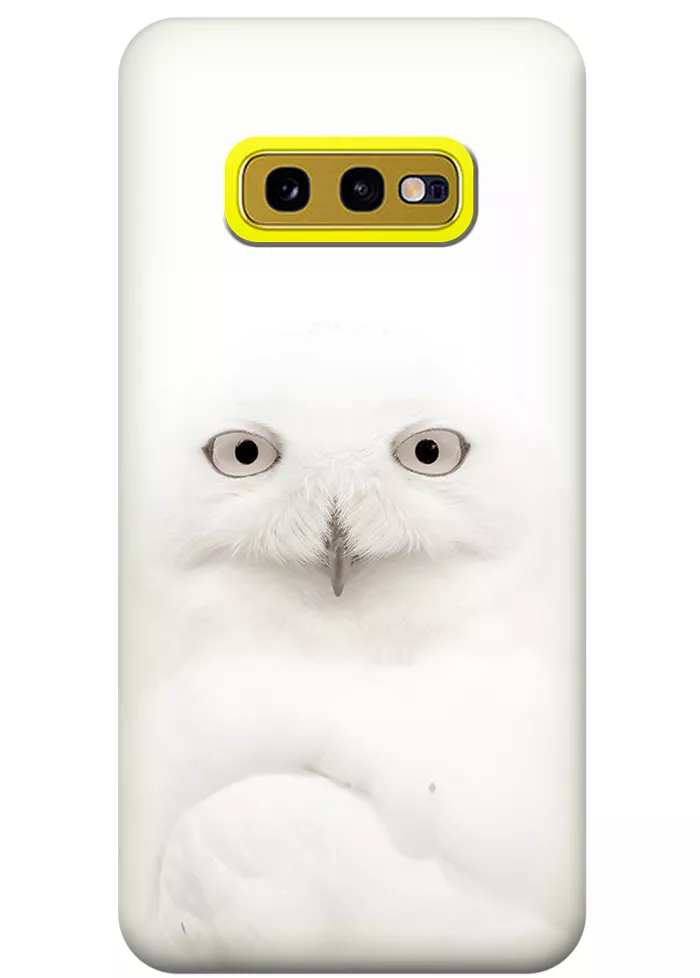 Чехол для Galaxy S10e - Белая сова