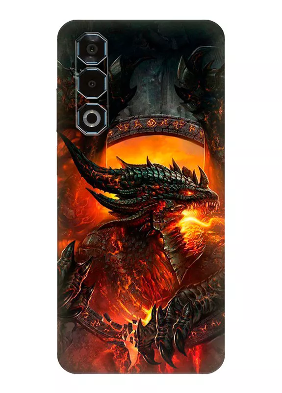 Чехол для ЗТЕ Нубия Нео 3 ДЖт - Deathwing ярость Смертокрыла, Варкрафт
