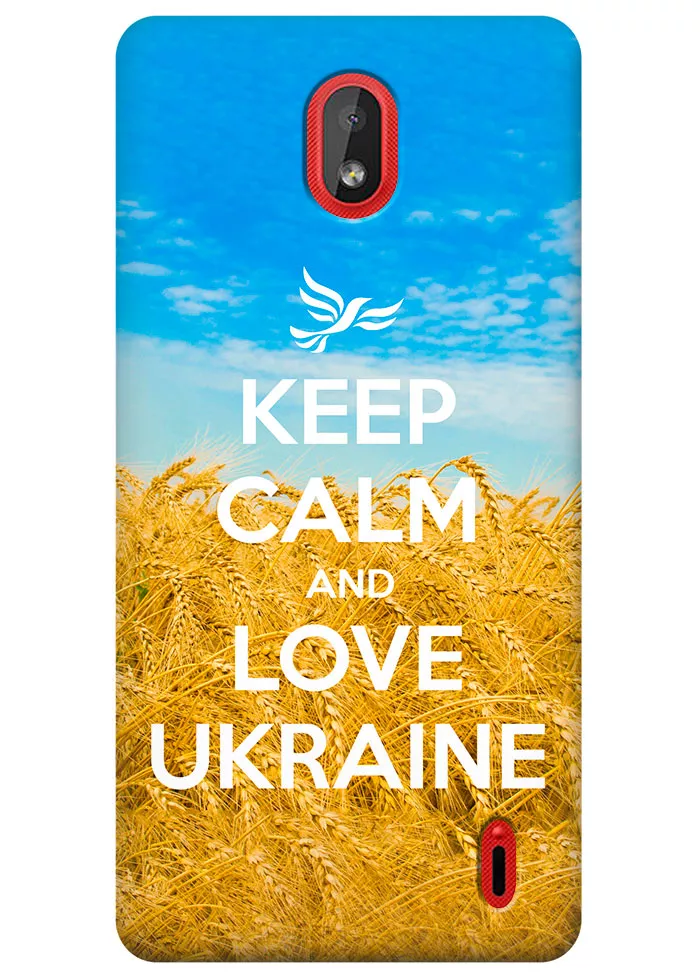 Чехол для Nokia 1 Plus - Love Ukraine