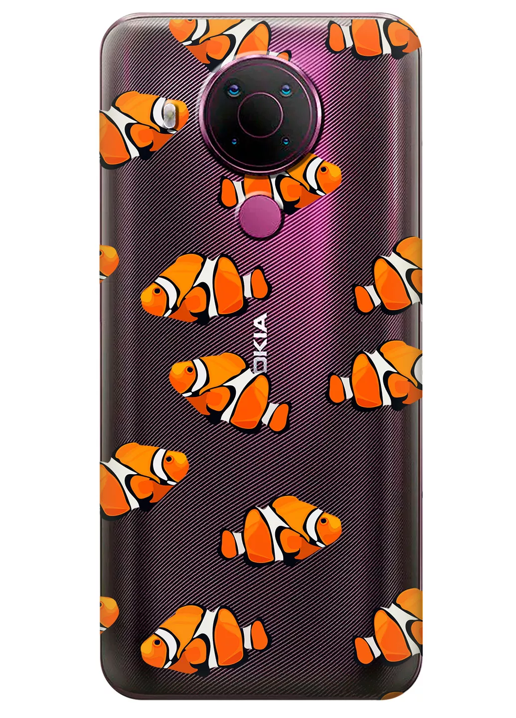 Чехол для Nokia 5.4 - Рыбки