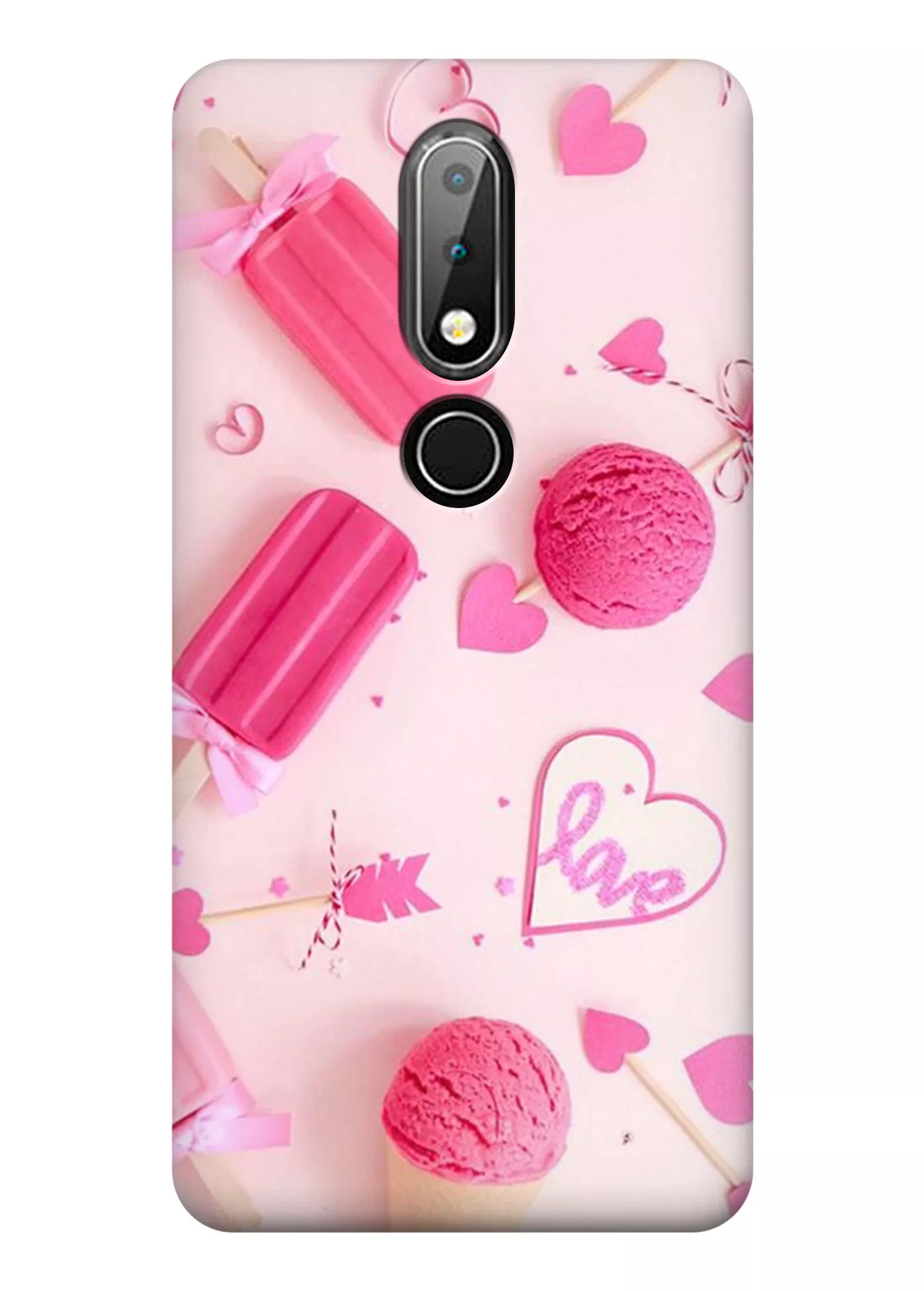 Чехол для Nokia 6.1 Plus - Pink