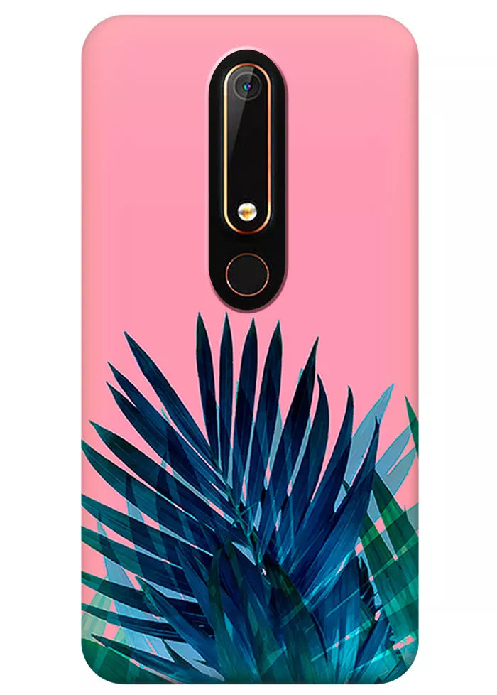 Чехол для Nokia 6 2018 - Пальмовые листья