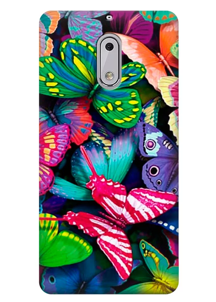 Чехол для Nokia 6 - Бабочки