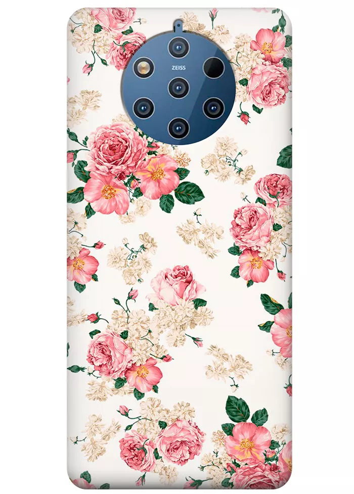 Чехол для Nokia 9 PureView - Букеты цветов