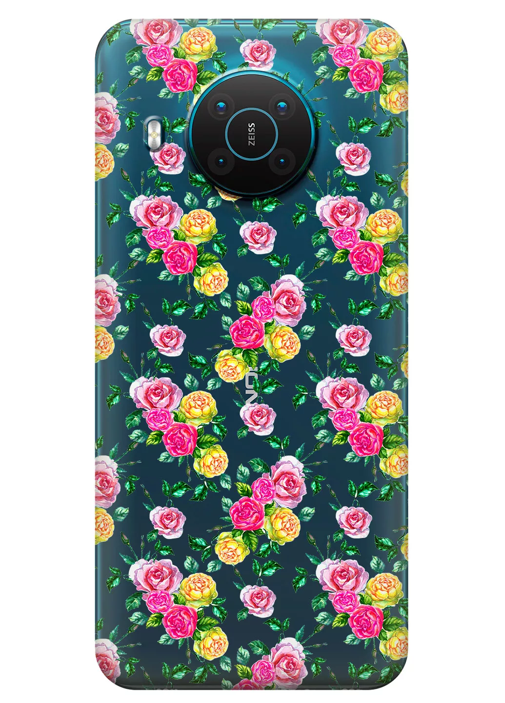 Чехол для Nokia X20 - Розы