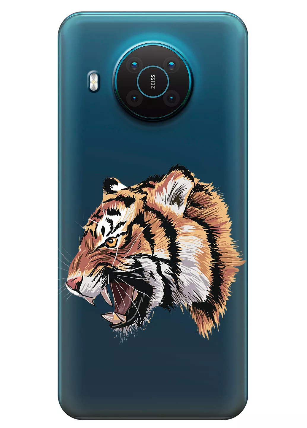 Чехол для Nokia X20 - Тигр