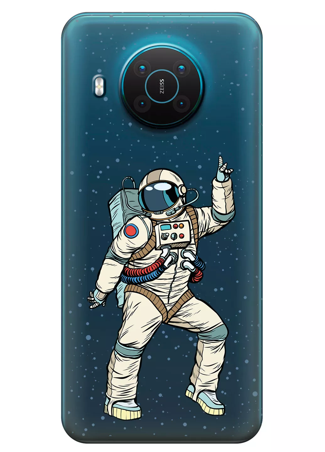 Чехол для Nokia X10 - Веселый космонавт