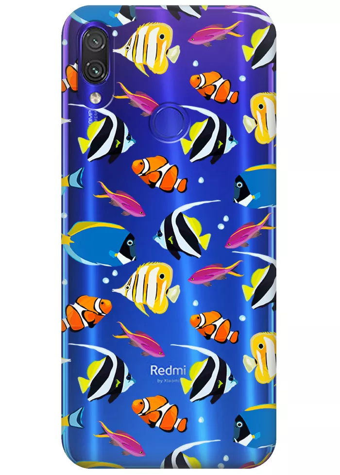 Чехол для Xiaomi Redmi Note 7 - Bright fish
