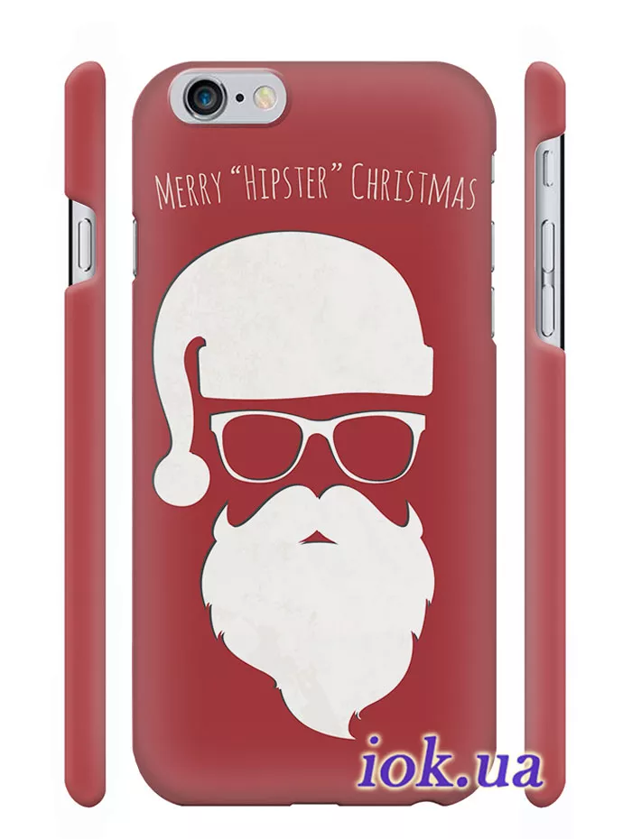 Чехол для iPhone 6 Plus - Merry "Hipster" Christmas