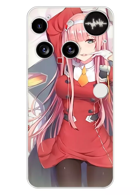 Nothing Phone 3 чехол с персонажем Zero Two называемый Code: 002 и 9'℩