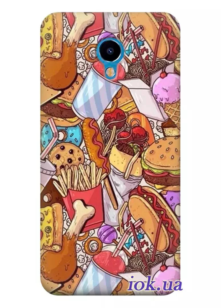 Чехол для Meizu M5 Note - Вкусная еда