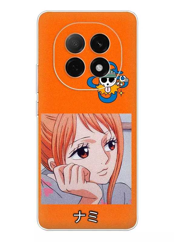 OPPO A5 Pro чехол - Ван-Пис One Piece мечтательная Нами крупным планом