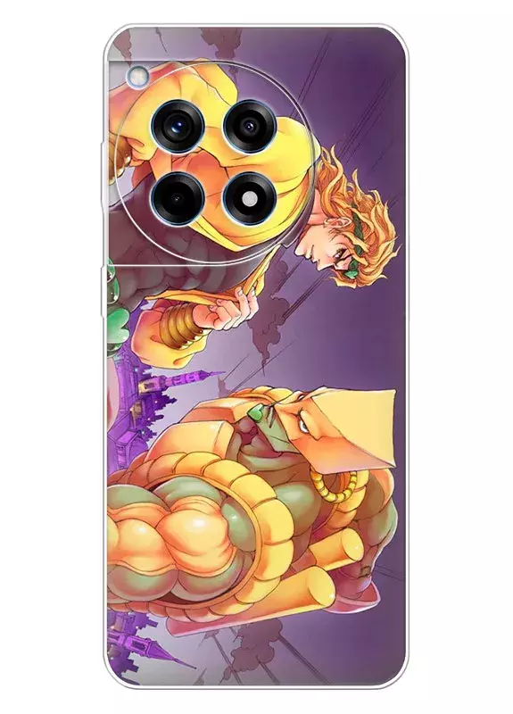 Чехол для OnePlus Ace 3 - JoJo’s Bizarre Adventure Дио Брандо и стенд The World готовятся к атаке