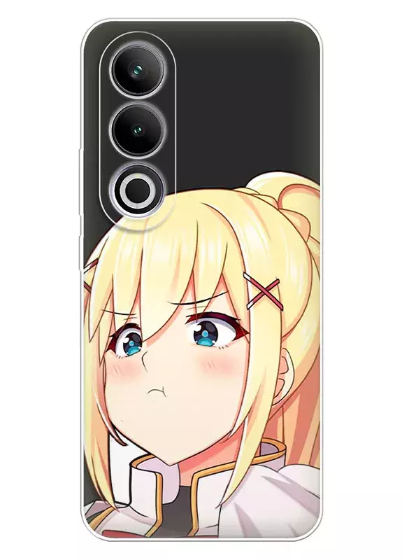 Бампер для OnePlus Ace 3V - Коносуба KonoSuba Даркнесс задержала дыхание крупным планом