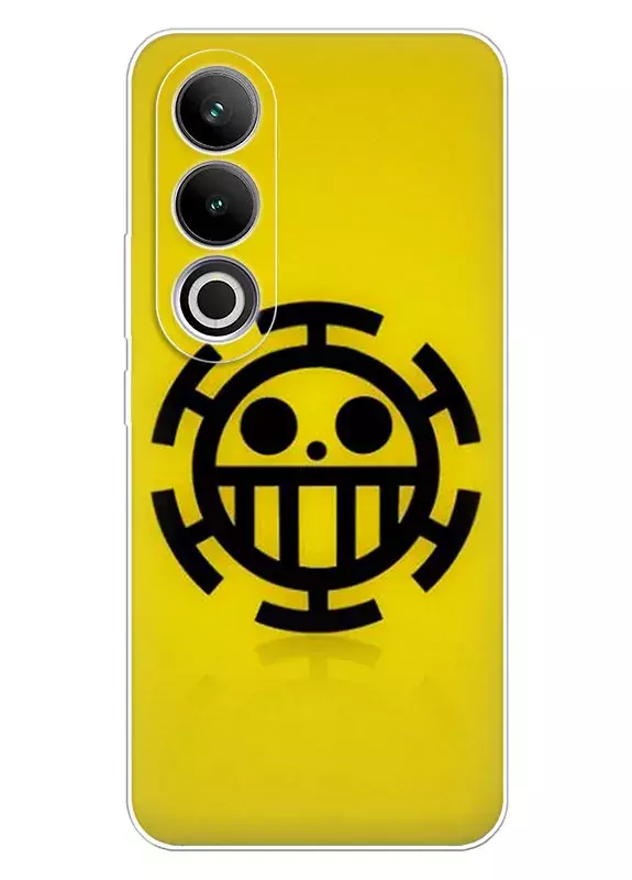 OnePlus Ace 3V чехол с аниме Ван-Пис One Piece черный логотип черепа вектор-арт