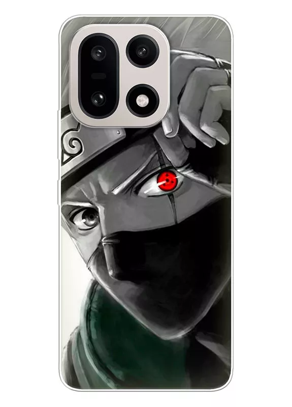 Чехол для OnePlus 15 из силикона - Наруто Какаси Хатакэ