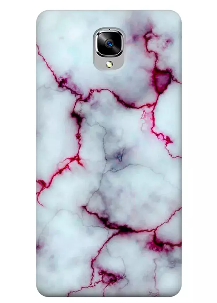 Чехол для OnePlus 3T - Розовый мрамор