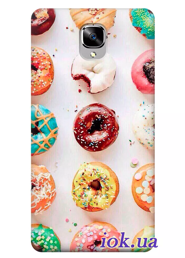 Чехол для OnePlus 3T - Пончики