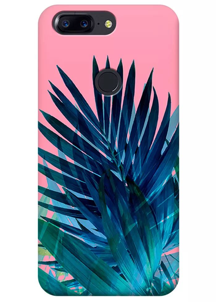 Чехол для OnePlus 5T - Пальмовые листья