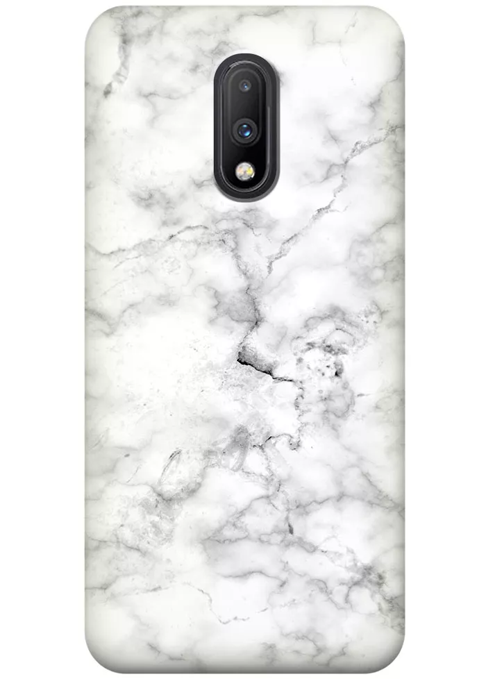 Чехол для OnePlus 7 - Белый мрамор