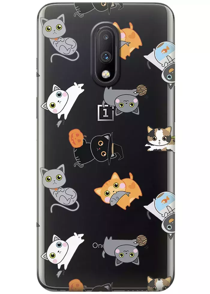 Чехол для OnePlus 7 - Котятки