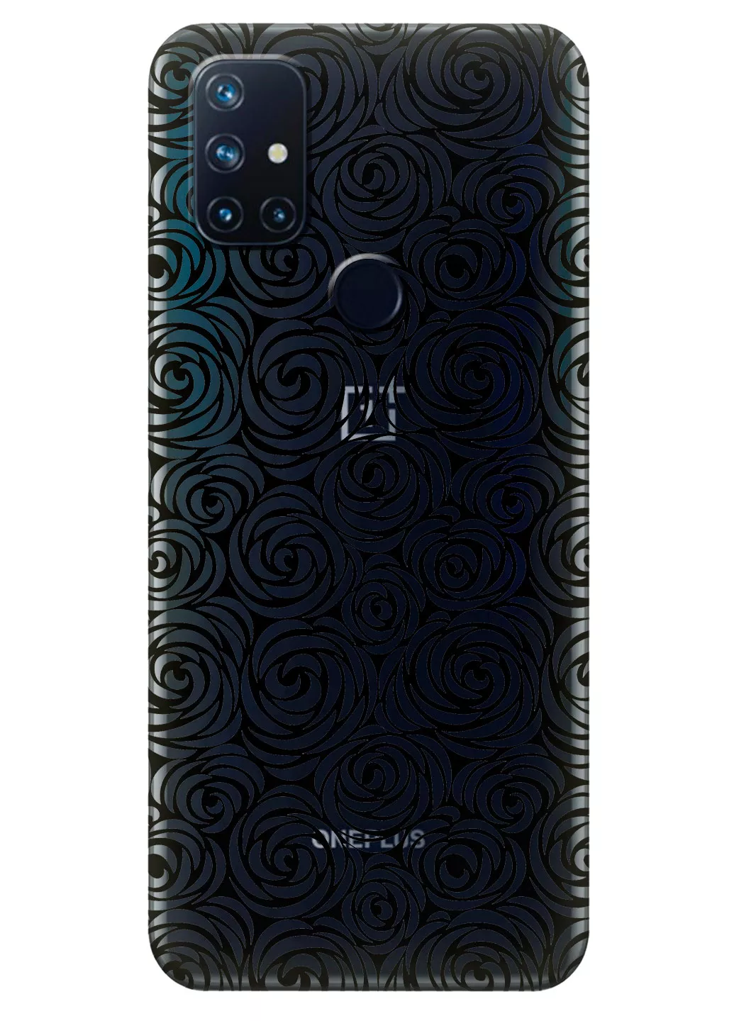 Чехол для OnePlus Nord N10 - Черные узоры