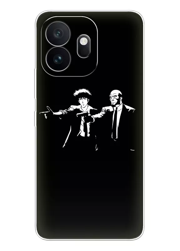 Чехол для OnePlus 15T - Ковбой Бибоп Спайк Шпигель Джет Блэк прицеливаются вектор-арт