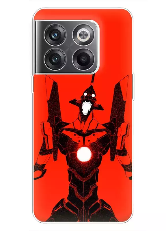 Чехол для OnePlus 10T - Евангелион Evangelion Unit-00 в ярости 