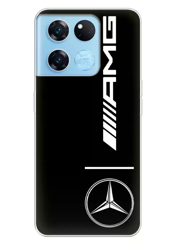 Бампер для OnePlus Ace Racing с печатью лого Mercedes-Benz и AMG
