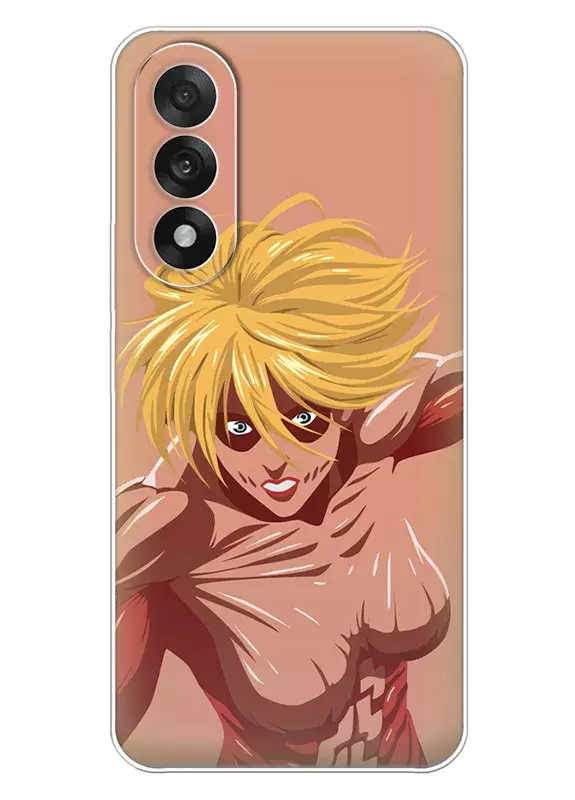 OnePlus Nord 5 чехол - Атака на титанов Attack on Titan Энни Леонхар в обличии монстра вектор-арт