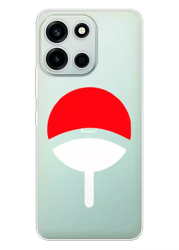 OnePlus Turbo 6 чехол силиконовый прозрачный - Naruto Logo Uchiha