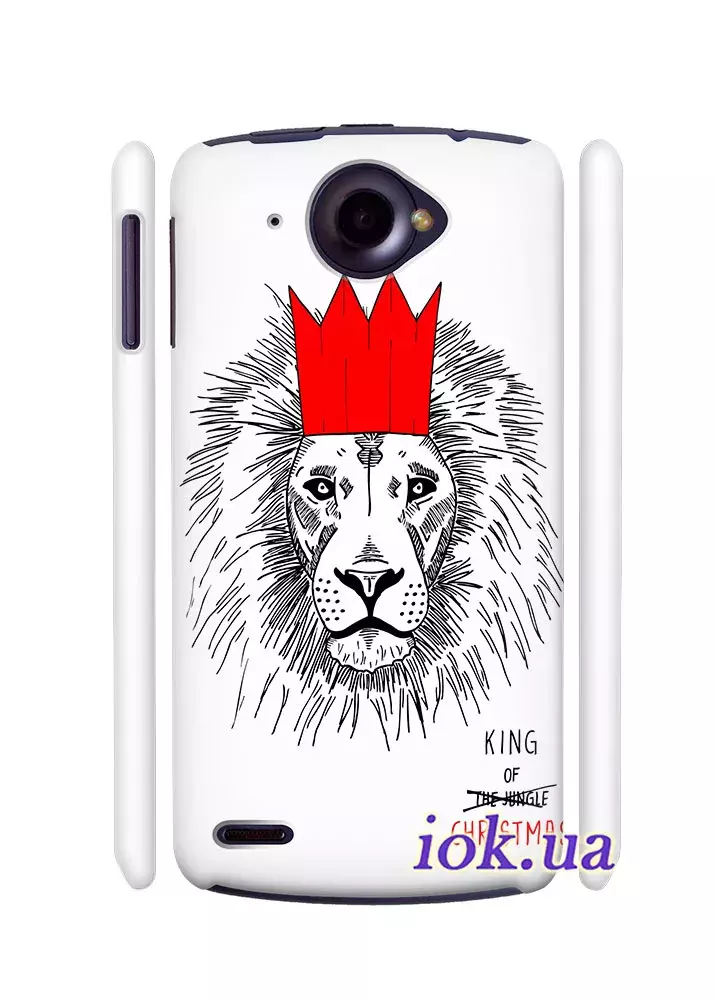 Чехол для Lenovo S920 - Lion king of Christmas