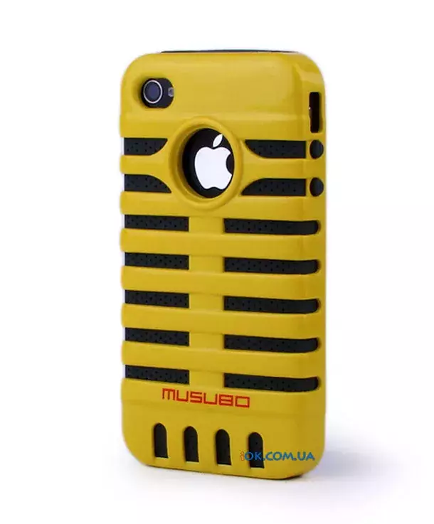 Чехол-накладка Musubo на iPhone 4/4S, желтая
