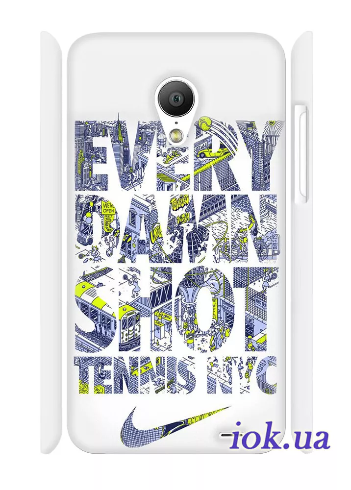 Чехол для Meizu MX3 - Every damn shot tennis nyc
