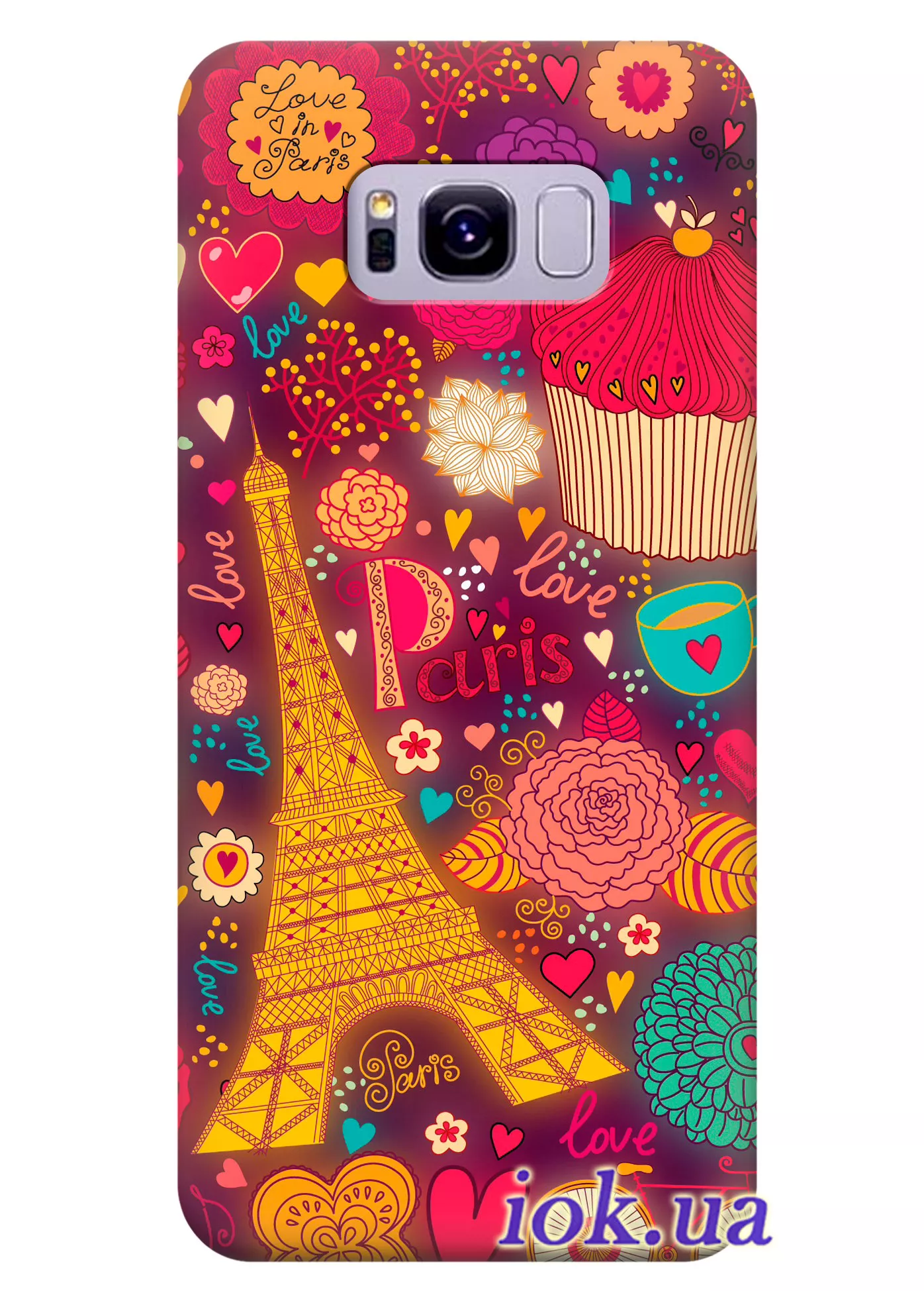 Чехол для Galaxy S8 - Париж
