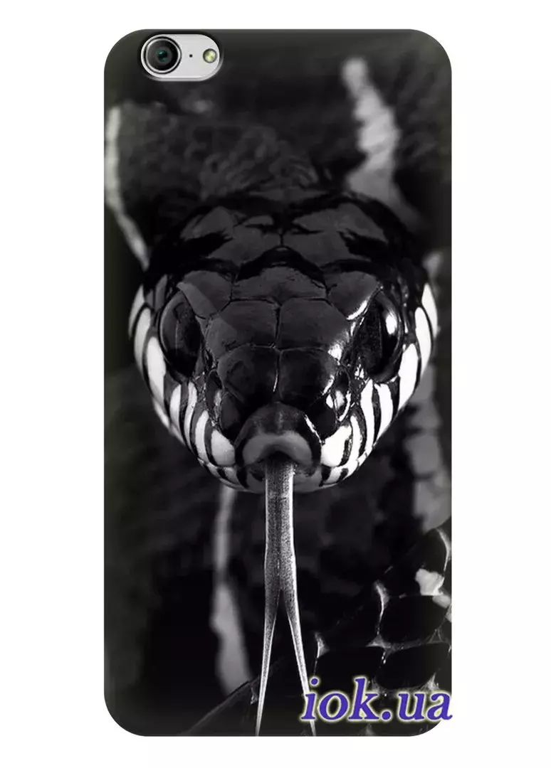 Чехол для Blackview Ultra Plus - Чёрная змея